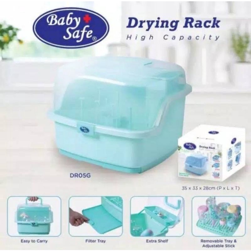 Baby Safe Drying Rack High Capacity (DR05)/Rak Pengering Botol Susu