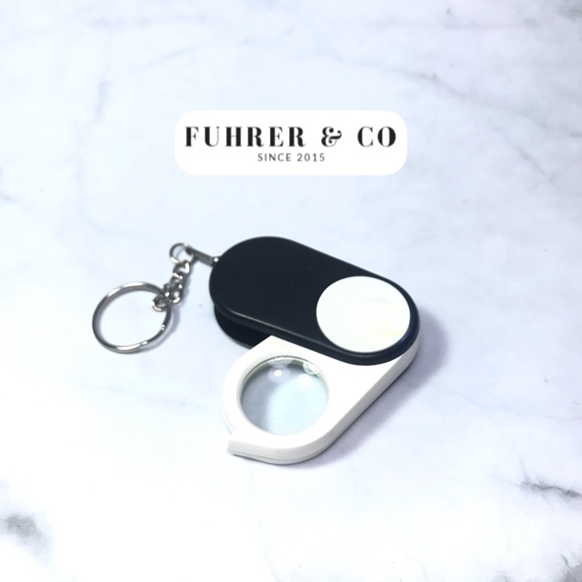 Kaca Pembesar Mini Led  Key Chain