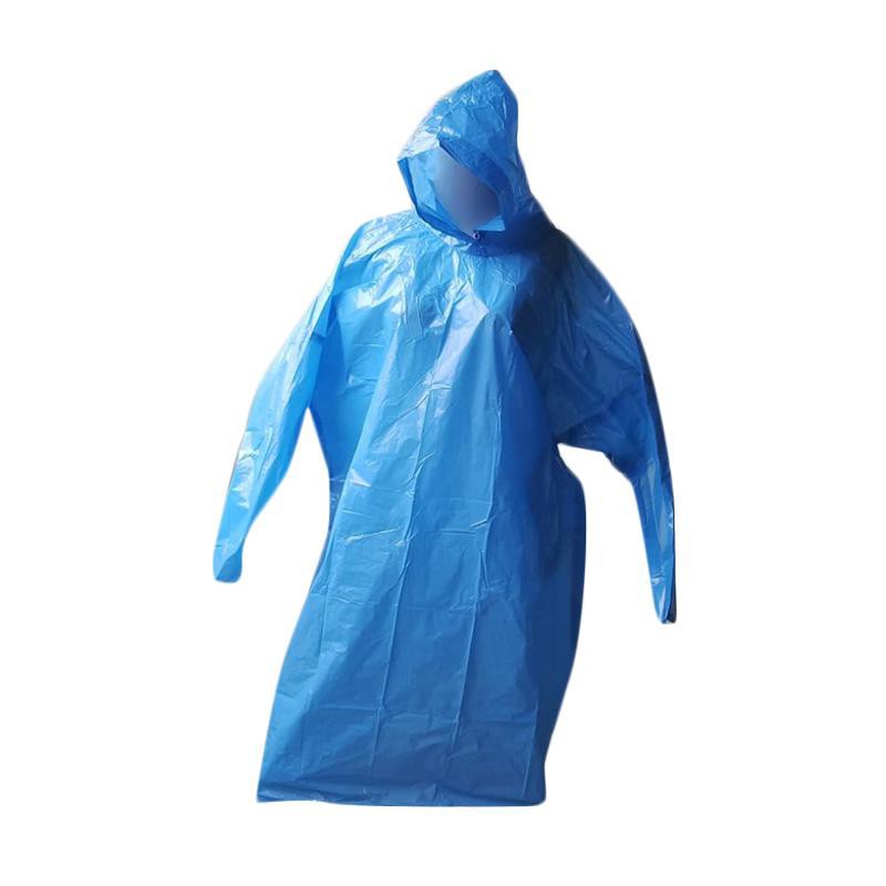 Jas Hujan Plastik LDPE Poncho Ponco Raincoat Tebal Awet