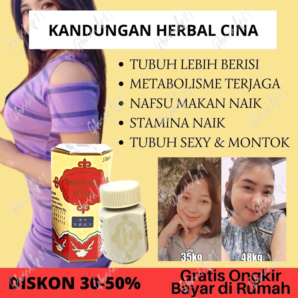 OBAT PENGGEMUK BADAN BPOM DEWASA SAMYUNWAN OBAT GEMUK BADAN SAM YUN WAN WISDOM