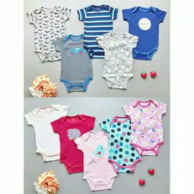 Jumper Bayi Lengan Pendek &amp; Panjang 5in1 SNI