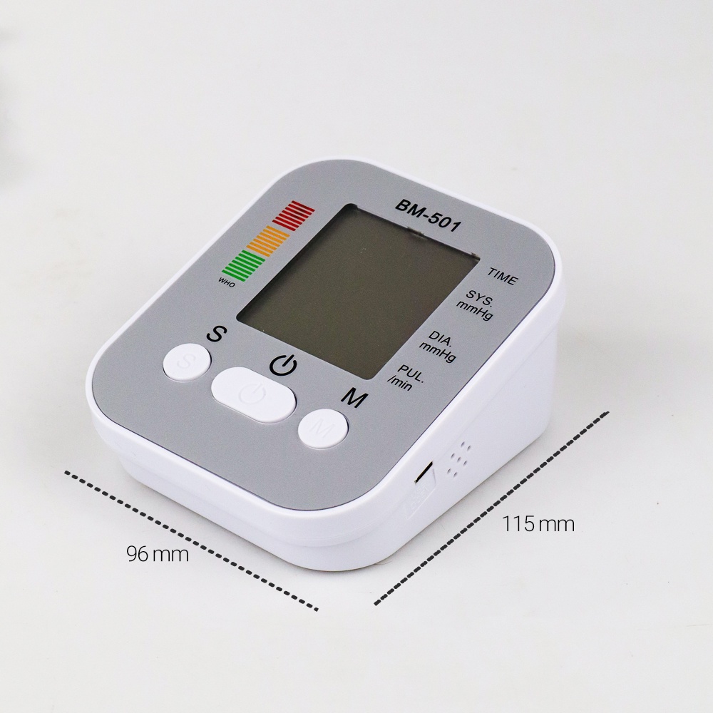 Alat Pengukur Tekanan Darah Electronic Sphygmomanometer with Voice - BM-501 - White JZIKI