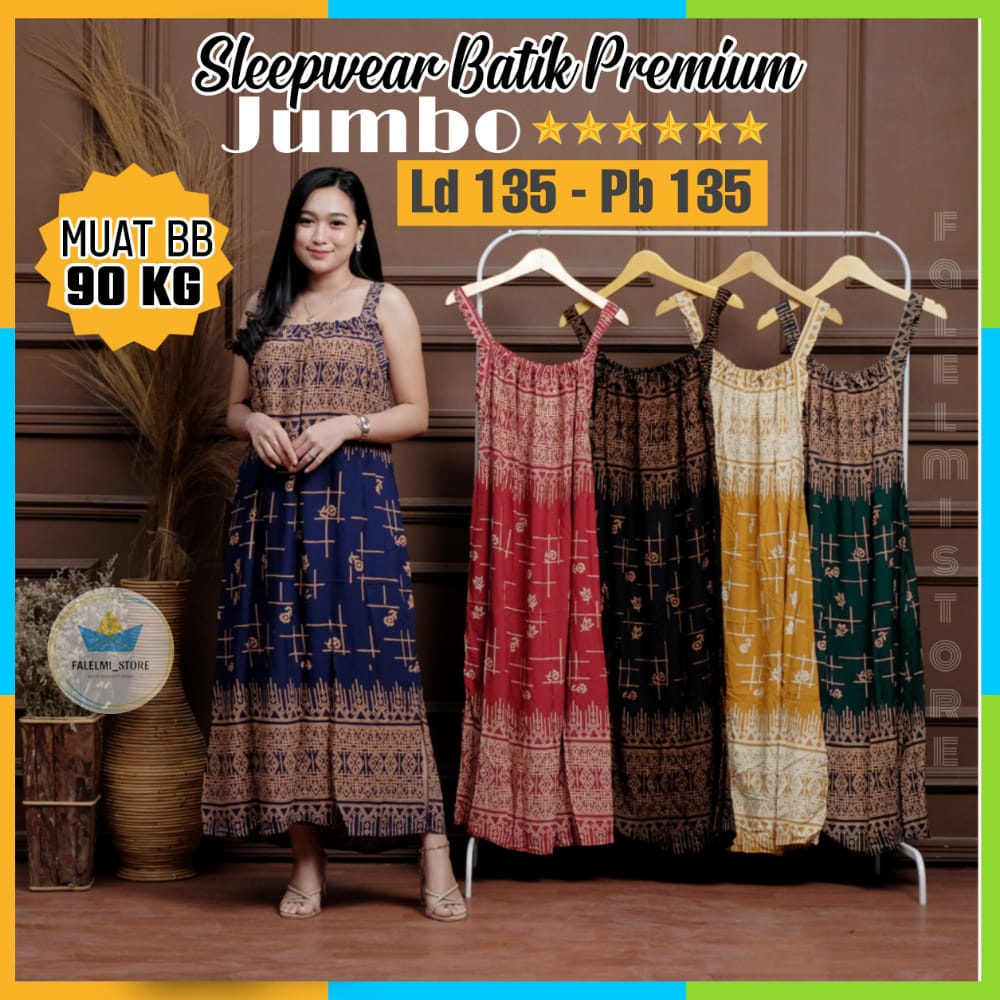 Sleepwear Sexy Jumbo Ld 140 Baju Tidur Sexy Wanita Jumbo Daster Sexy Wanita Yukensi Tali Satu Jumbo 