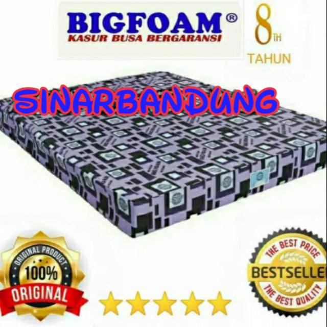 KASUR BUSA BIG FOAM SILVER GARANSI 8 TAHUN HARGA MURAH