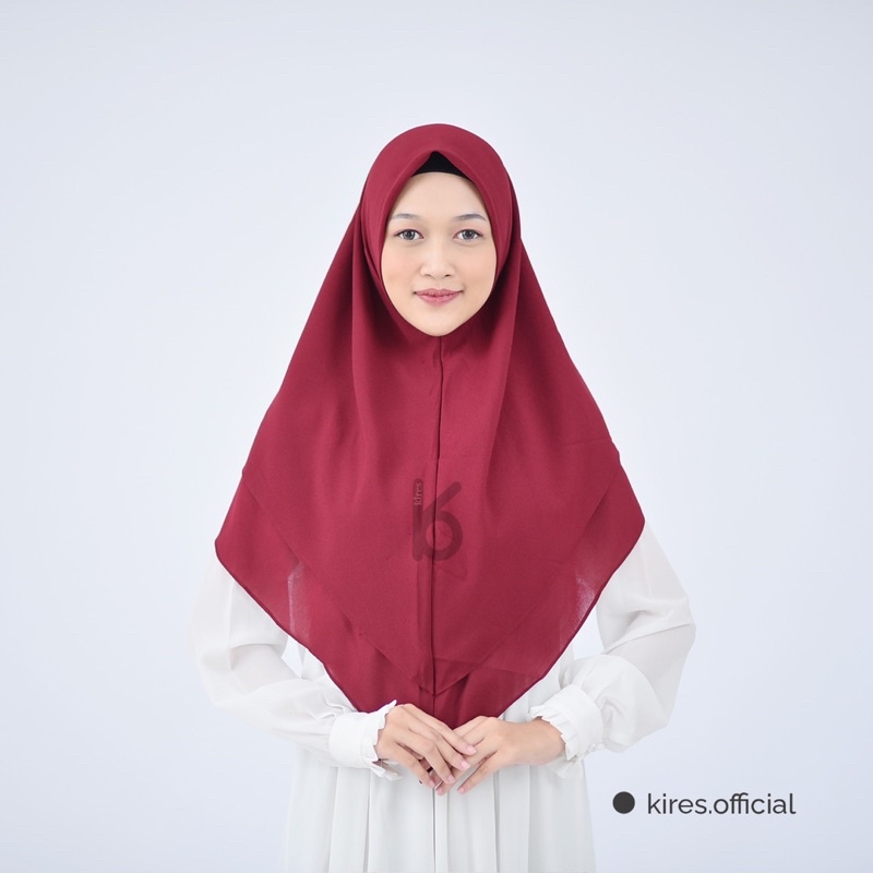 Jilbab Instan / Khimar Bergo 2 Layer Diamond Size 75x85 cm