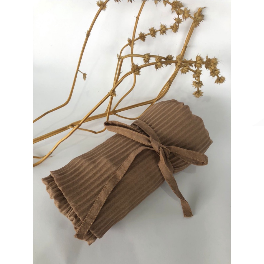 Bergo Maryam Plisket Full Premium PD 75 CM PB 80 CM TERMURAH-Mocca