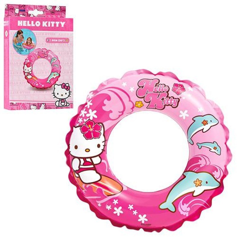 BAN RENANG ANAK BULAT HELLO KITTY INTEX