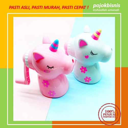 SERUTAN PENSIL UNICORN / SERUTAN PENSIL DUDUK MEJA / RAUTAN PENSIL UNICORN XIAOLINGJING SHARPENER