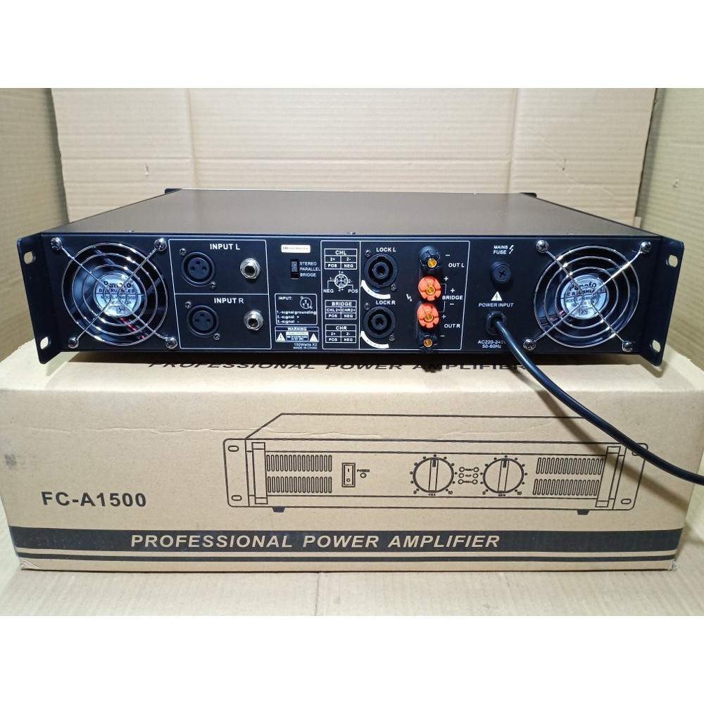 POWER AUDIO SOUND SYSTEM FIRSTCLASS FC A1500  AMPLIFIER FCA 1500