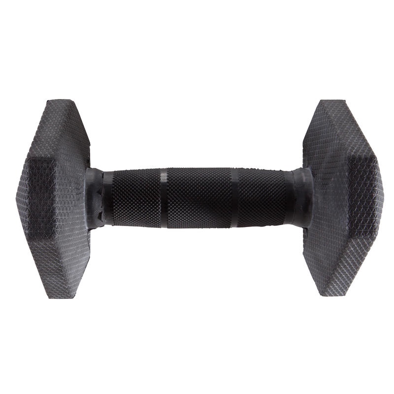 DOMYOS Hex Dumbbell Barbel Alat Angkat Beban Gym Fitness Berat 2.5 kg