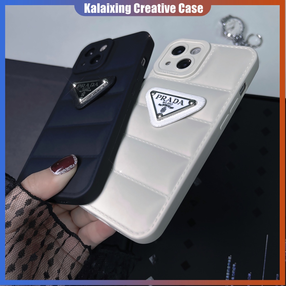 Casing 3D Prada Berbentuk Soft Phone Case Untuk iPhone 14 Pro Max13 12 11 ProMax Xs Max Xr X Xs 7Plus 8Plus Bentuk Jaket Bawah Penutup Belakang