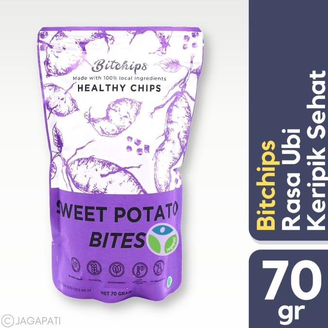 

Bitchips - Sweet Potato Bites 70gr - Keripik Sehat - NO MSG