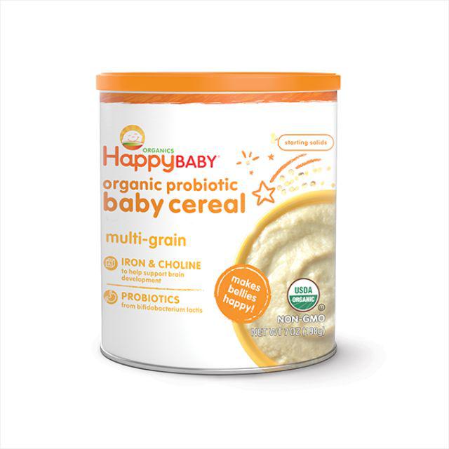 happy baby organic probiotic cereal