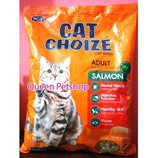 makanan kucing cat choize adult freshpack 800gr   cat choize adult tuna salmon 800gr