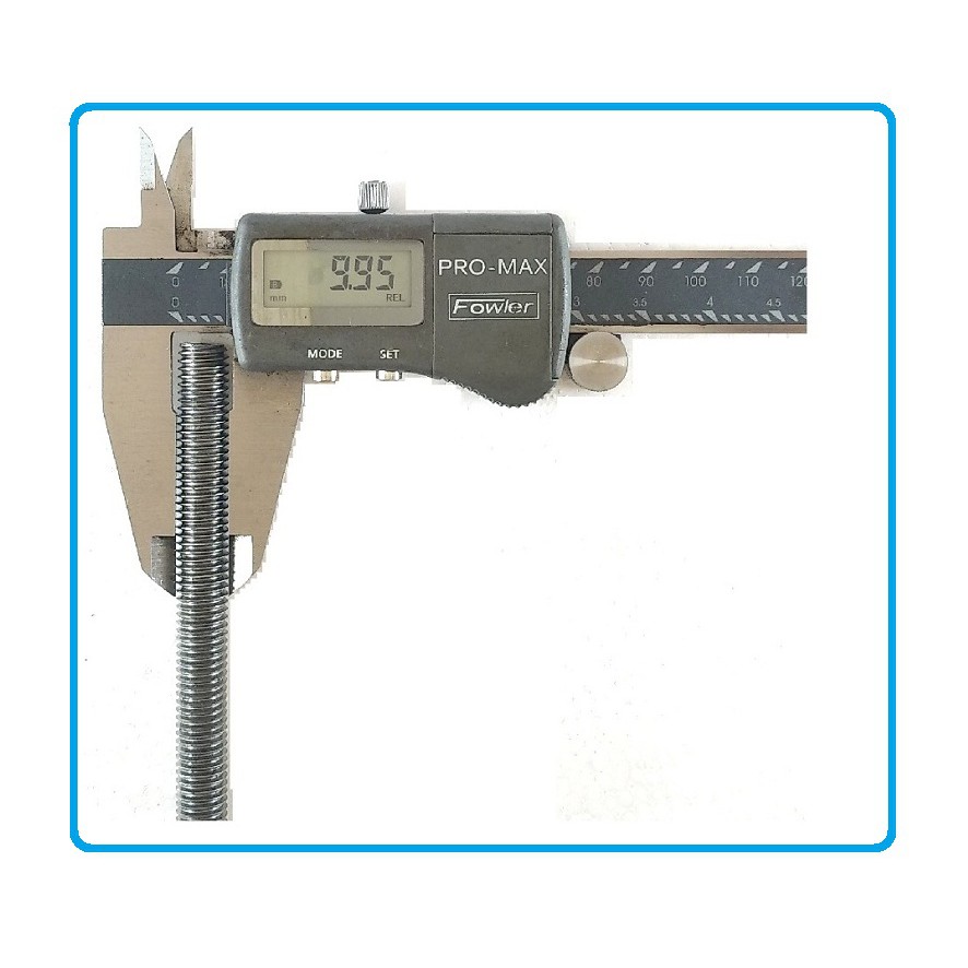 As Full Drat Baut Long Thread Bolt Stut Bolt M10 X 1 Meter - Besi As Full Drat