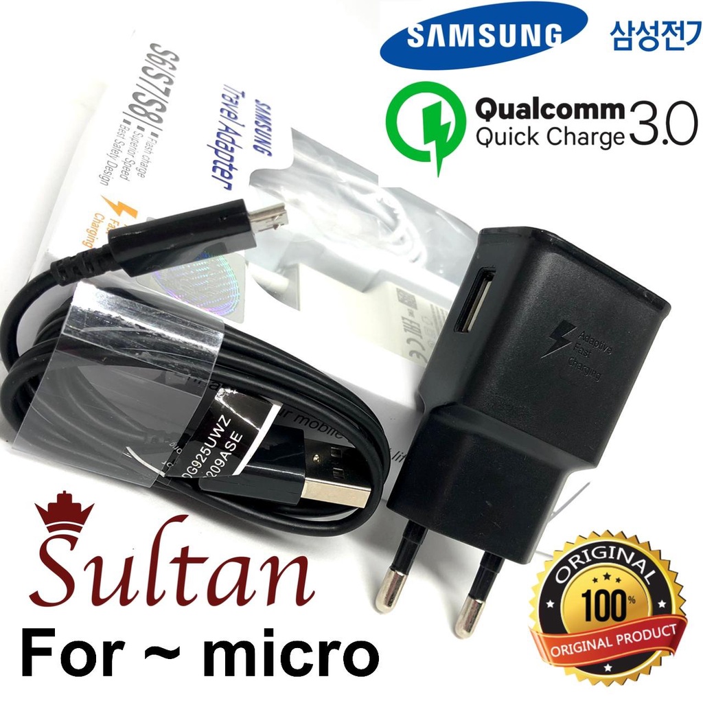 GROSIR TRAVEL CHARGER CASAN SAMSUNG NOTE 4/NOTE 5/NOTE 7/NOTE 8/NOTE 9 MICRO DAN TYPE-C ORIGINAL