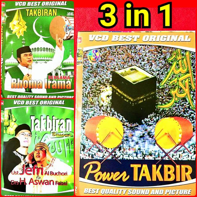 Paket VCD takbiran terbaru