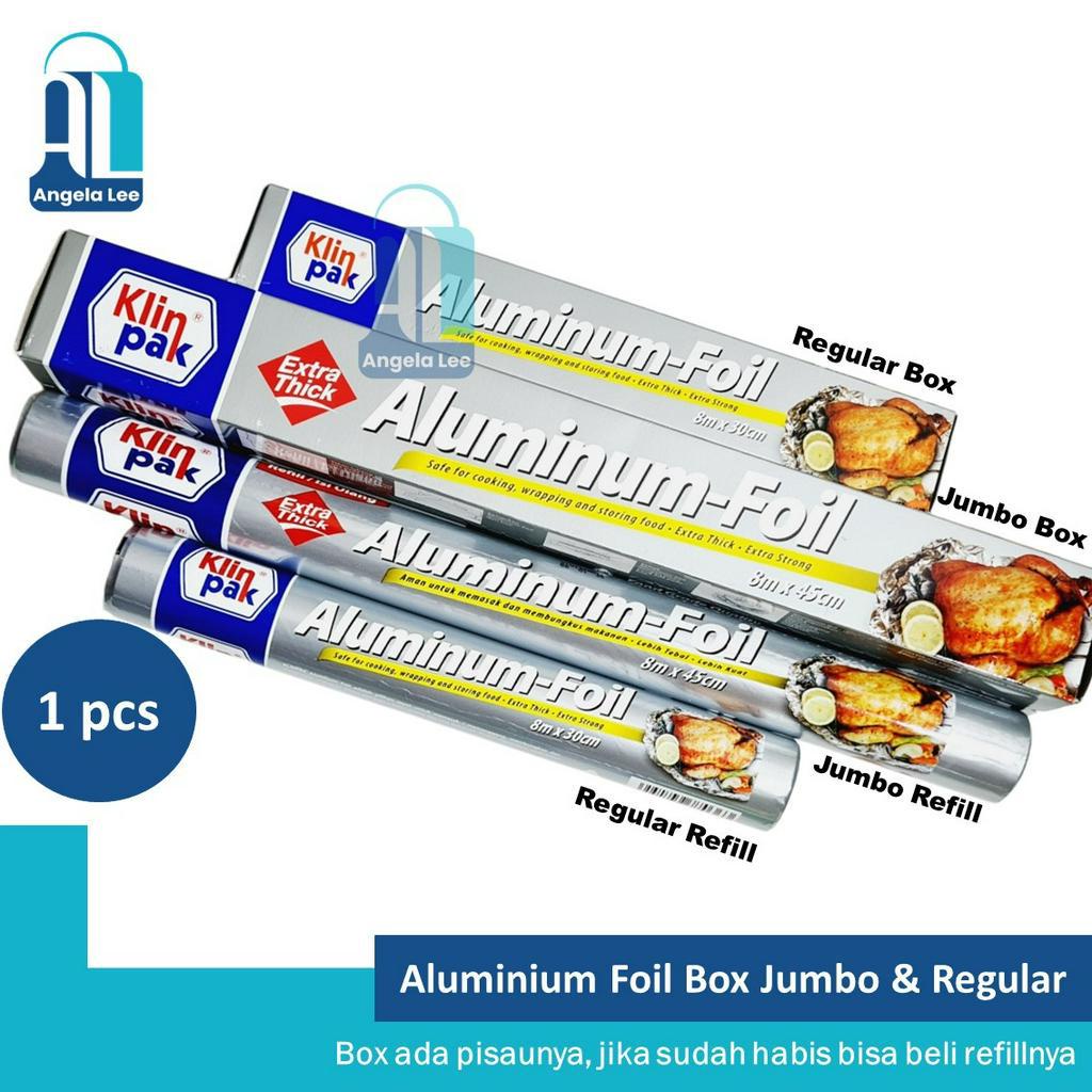 Klinpak Aluminium Foil Jumbo Refill 8m x 45cm