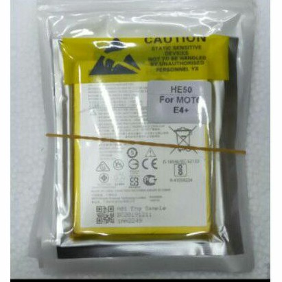 Baterai Motorola E4 Plus / HE 50 Original 100%