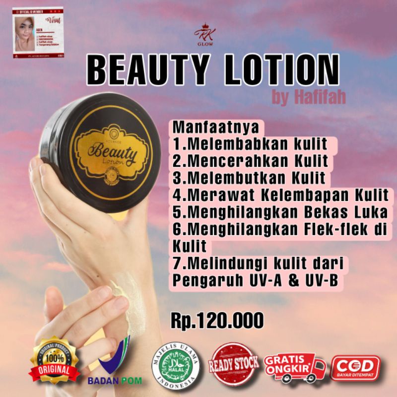 [READY & SIAP KIRIM] Body Lotion Viral RK GLOW Pemutih Badan Super BPOM 100% Original Agen Rk Gloe b