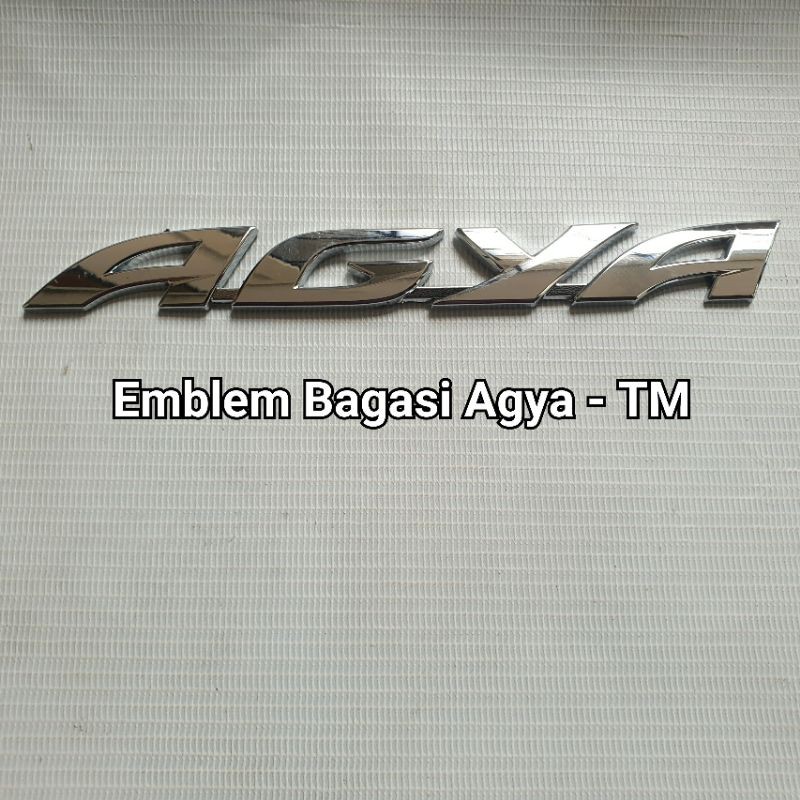 Emblem Bagasi Agya Emblem Letter Agya Toyota Agya Original