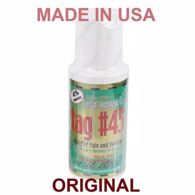 

Tag45 Tag 45 Anastesi Gel Sulam Original USA Tag#45 made in USA