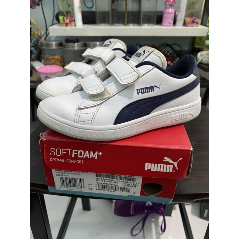 puma smash v2 L V PS size 13/ 32/ insole 19cm