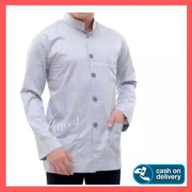 Baju Kemeja Lengan Panjang Pria