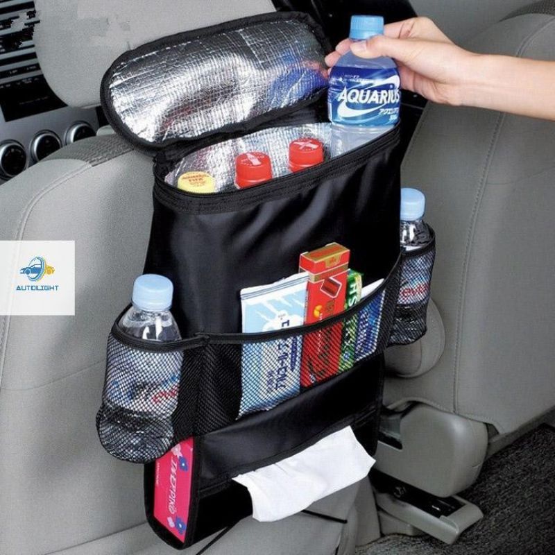 Tas Barang Mobil Multifungsi Back Seat Gantung Belakang Jok Tempat Tissu Botol