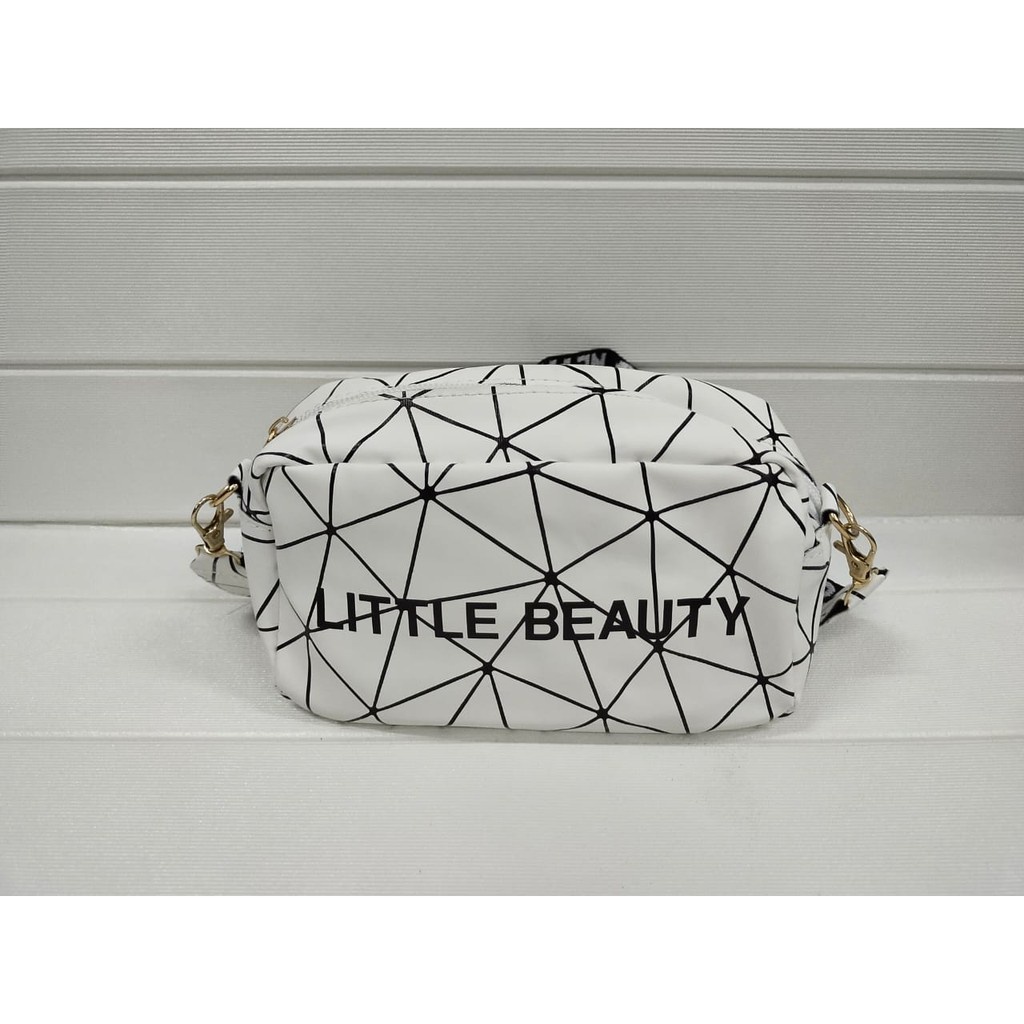 Murmerofficial  W157 TAS FASHION IMPORT TAS SELEMPANG LITTLE BEAUTY MOTIF PRISMA SLING BAG TAS MURAH