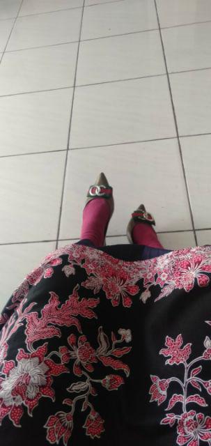 Bisa Cod Ready Xxl - Baju Batik Wanita Termurah Tunik Motif Cibulan Merah - Batik Ifa