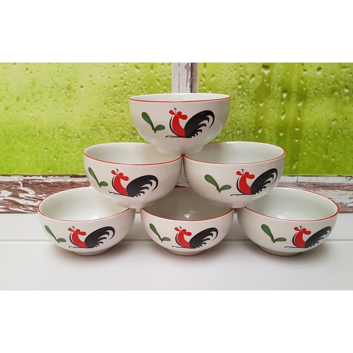 HANYA GOJEK SIERA Mangkuk MOTIF AYAM JAGO Mangkok HANYA GOJEK SIERA Mangkuk MOTIF AYAM JAGO Mangkok
