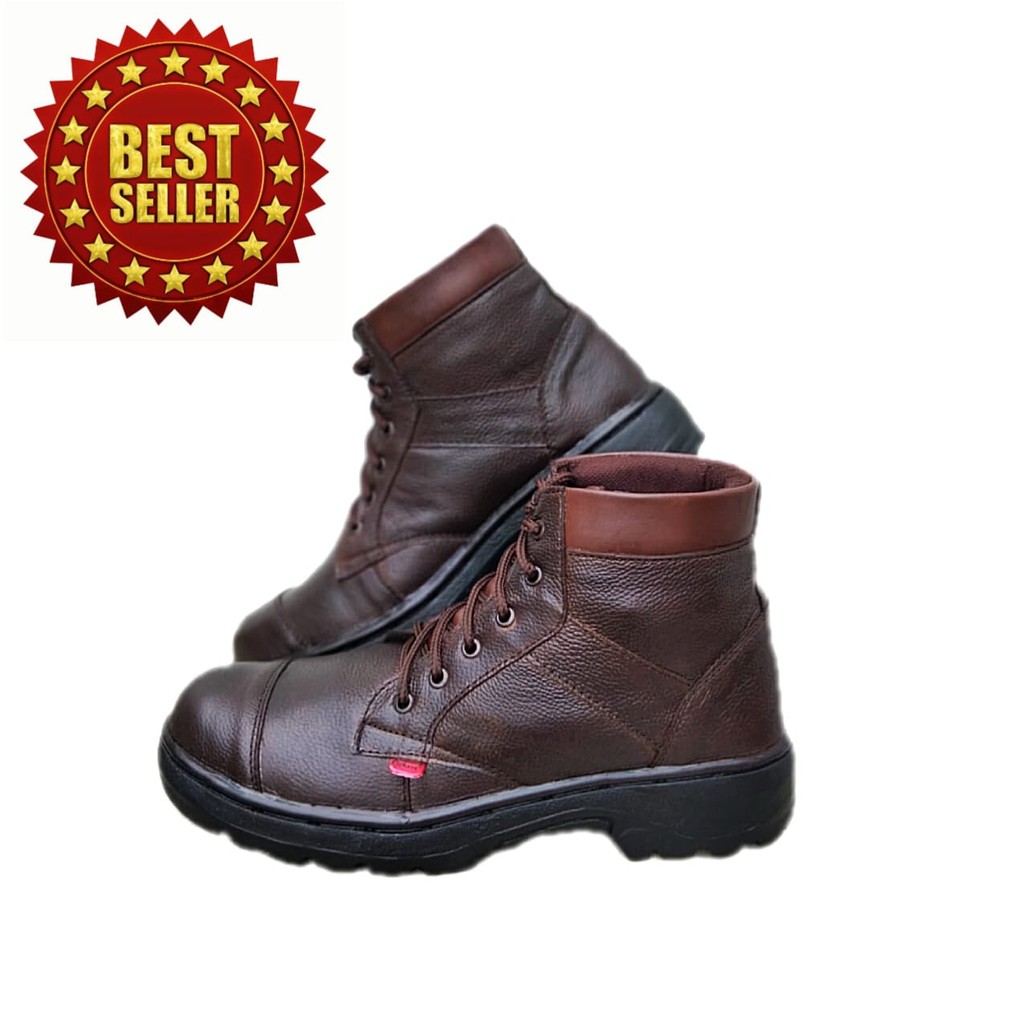 Safety Boots Pria Kulit Sepatu Safety Boot Proyek Kickers Pria