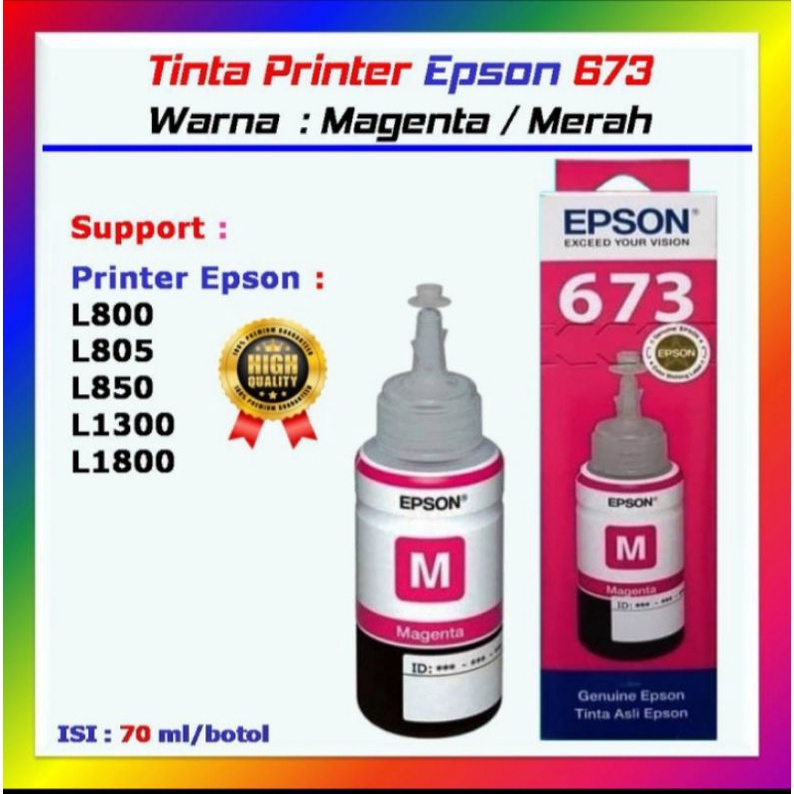 tinta Epson 673 premium