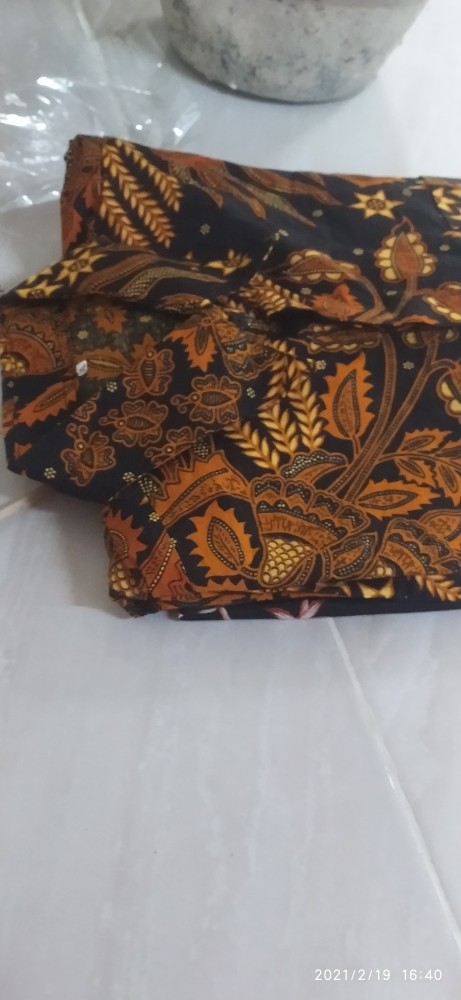 Manggar Batik Jumbo Hrb118 A Hitam Coklat Kemeja Batik Pria Pendek Premium Besar Xxxl 3l 4l 5l