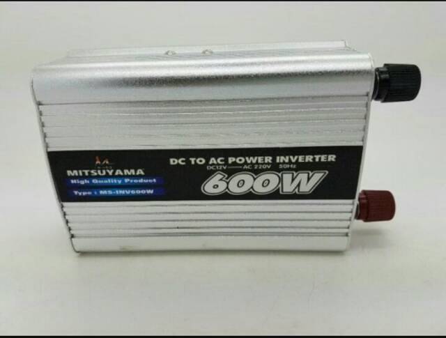 POWER INVERTER MITSHUYAMA 600WAT ALAT PENGUBAH ARUS DC KE AC