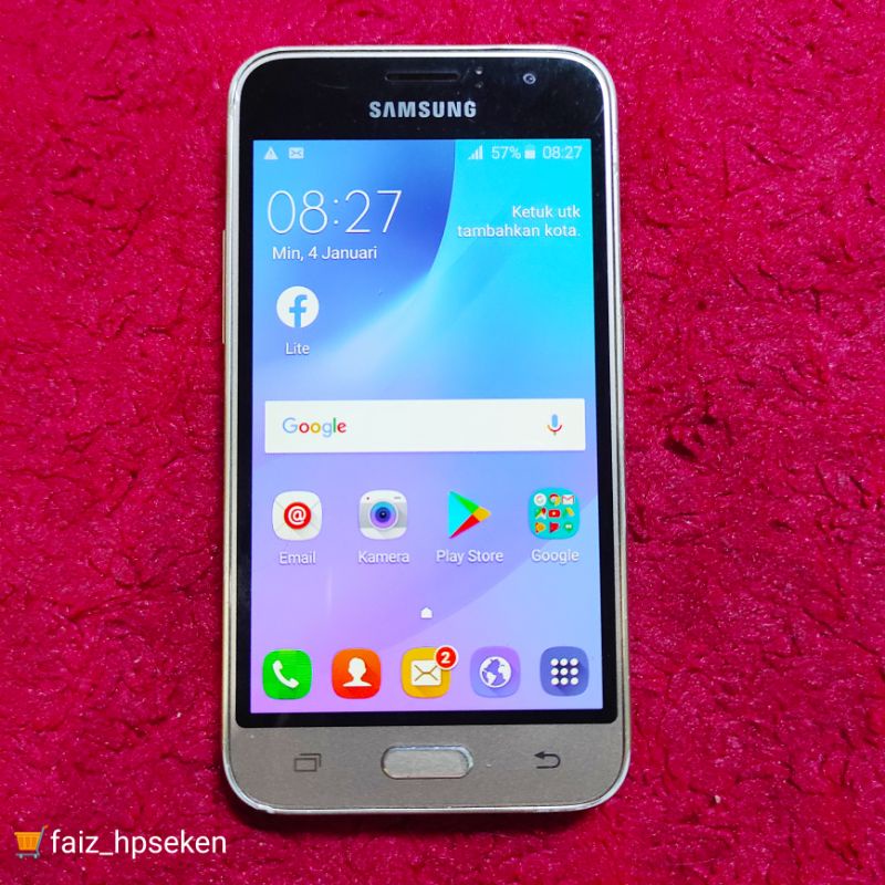 Samsung Galaxy J1 2016 Original ( 4G ) super amoled Hp Android Second Murah Normal Siap Pakai