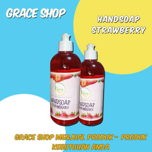 Handsoap botol strawberry 500ml