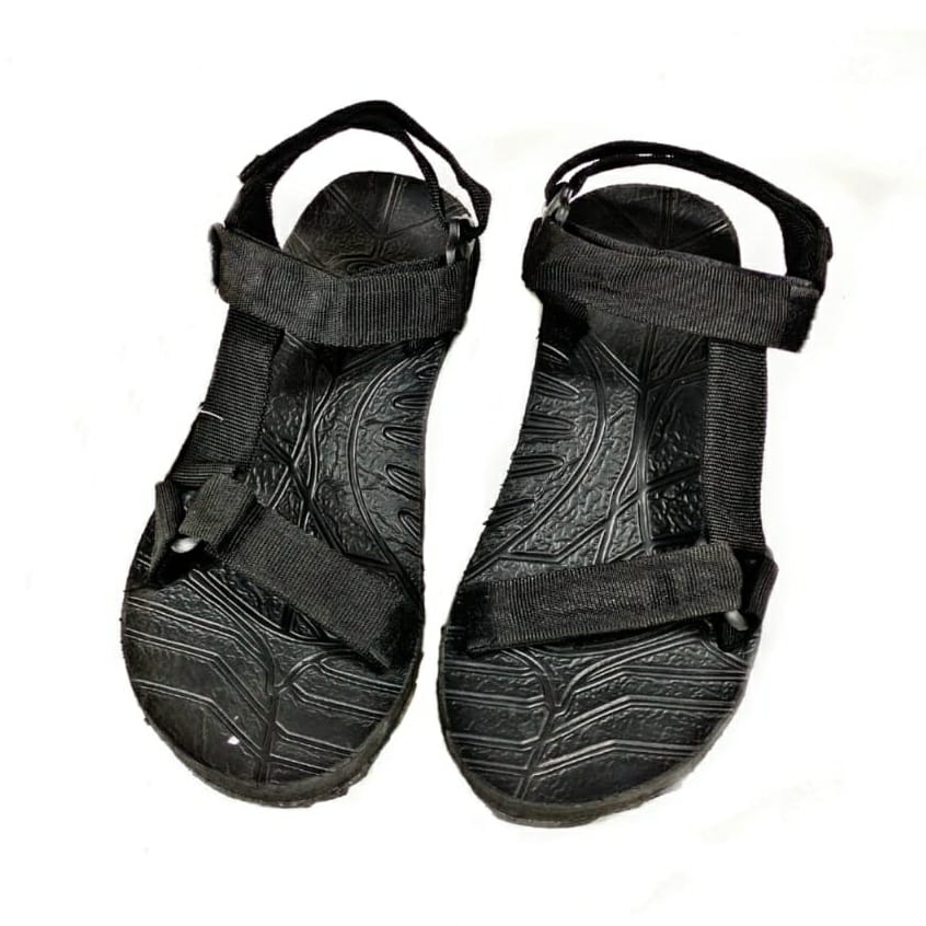 Sandal Gunung PRIA FULL BLACK