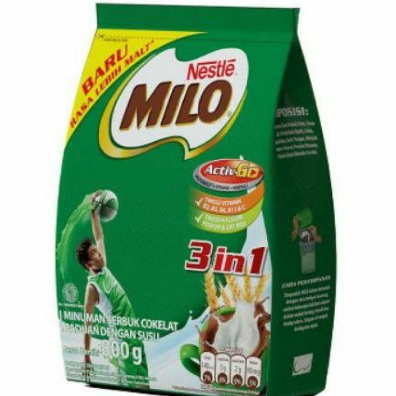 

milo 3in1 active go/800gr