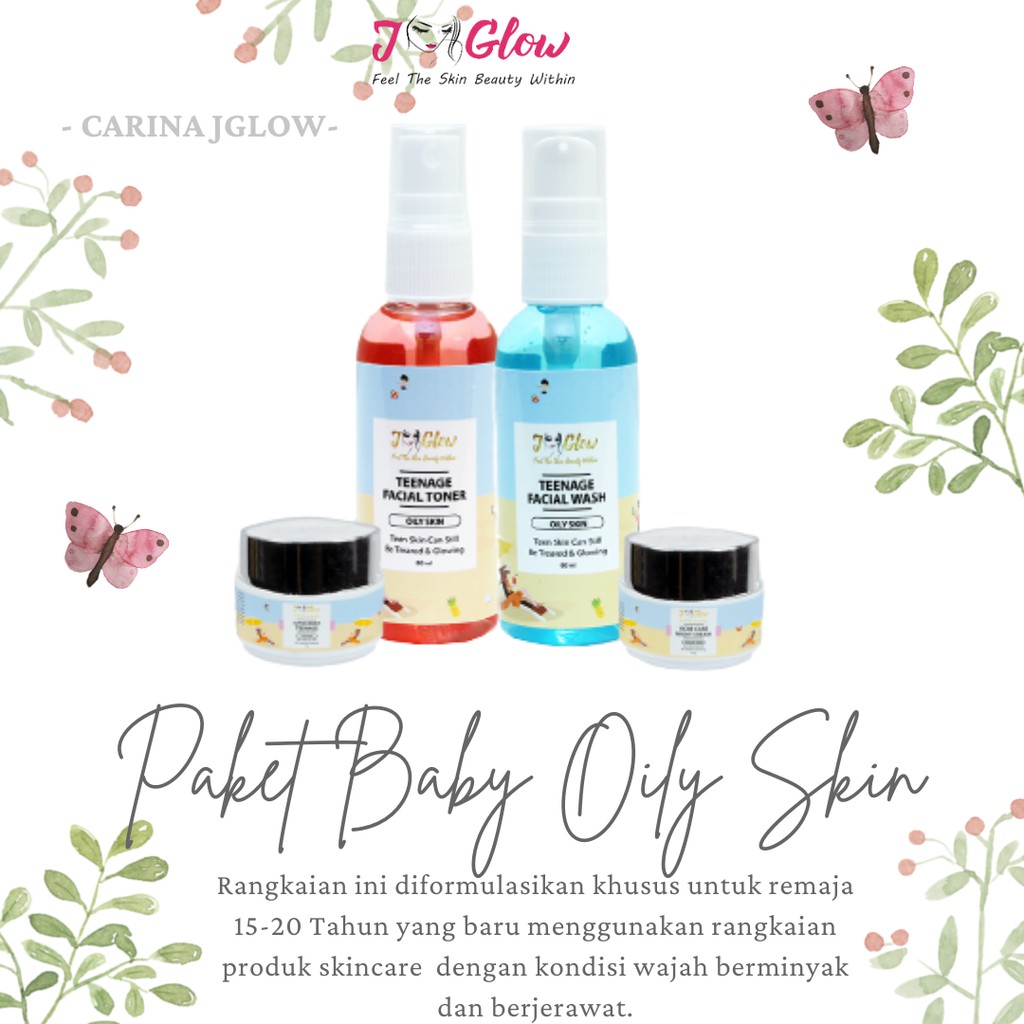 JGLOW SKINCARE | BABY ACNE BABY JGLOW OILY (KHUSUS REMAJA) - SKINCARE BPOM ORIGINAL