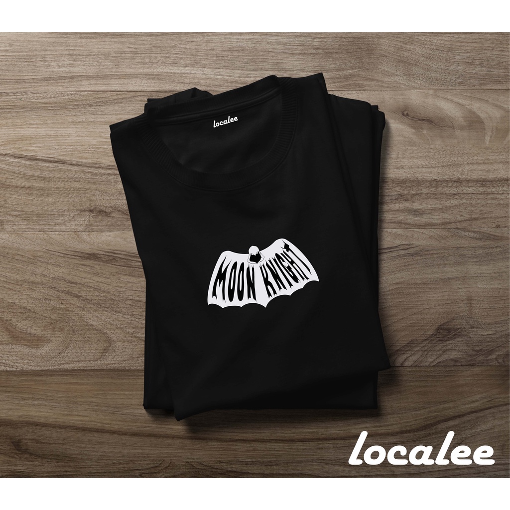 MOONKNIGHT BLACK TSHIRT-KAOS SABLON KOLEKSI MARVEL- KAOS MOONKNIGHT SUPERHERO MARVEL
