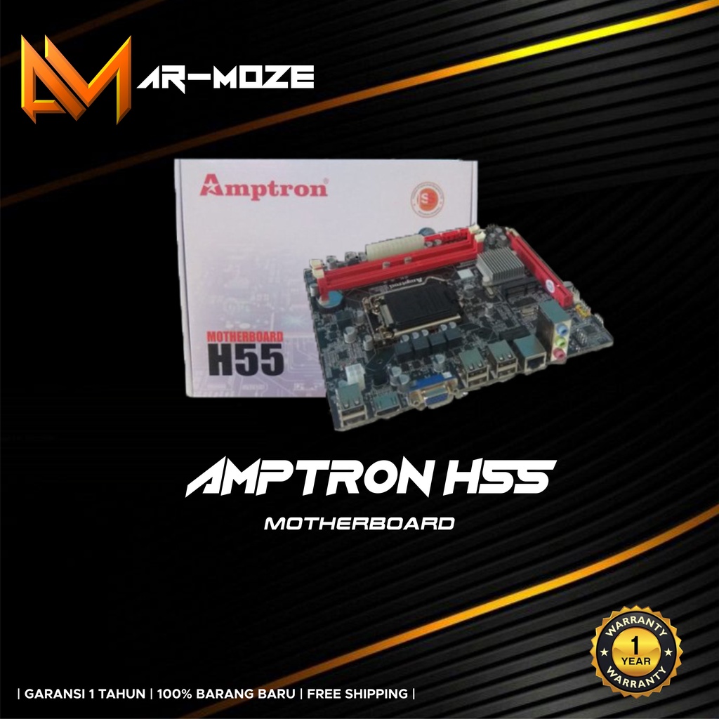 Motherboard AMPTRON H55 Socket LGA1156