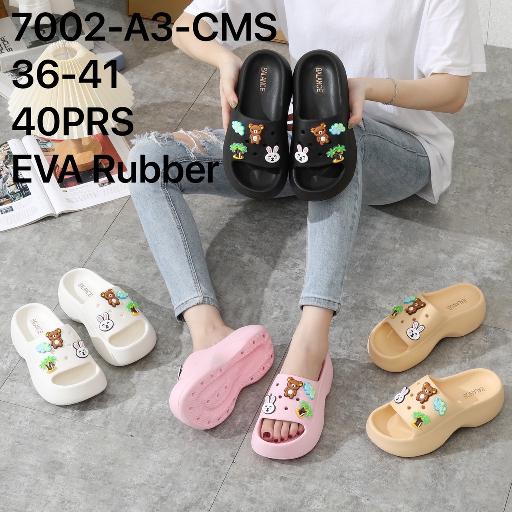 Myanka jelly shoes sendal wedges Fuji