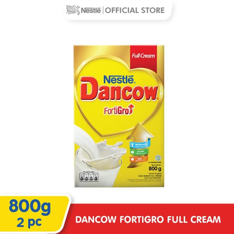 

PROMO DANCOW FORTIGRO SUSU BUBUK FULL CREAM BOX 800G [2 PCS] TERMURAH