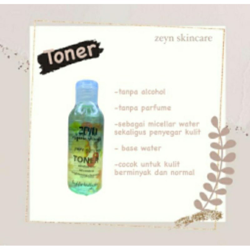 TONER PURE GLOWING ZEYN SKINCARE