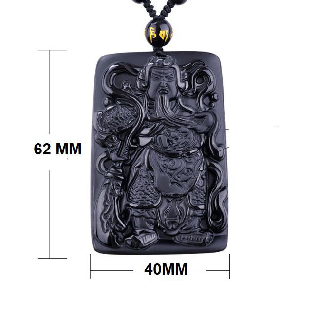 Promo  Termurah  Kalung Obsidian Black Guanyu