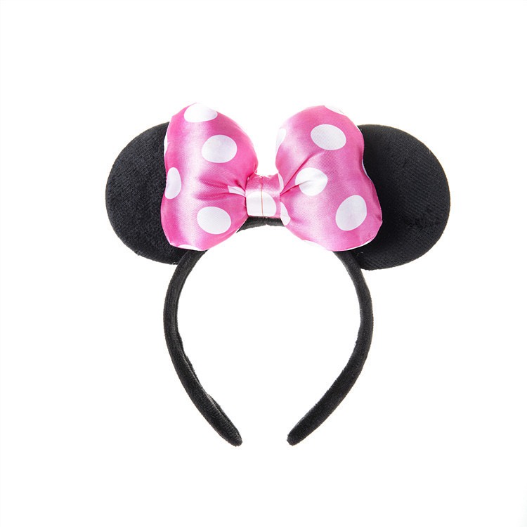 Bando Mickey Mouse Minnie bando aksesoris rambut pita Berkualitas import