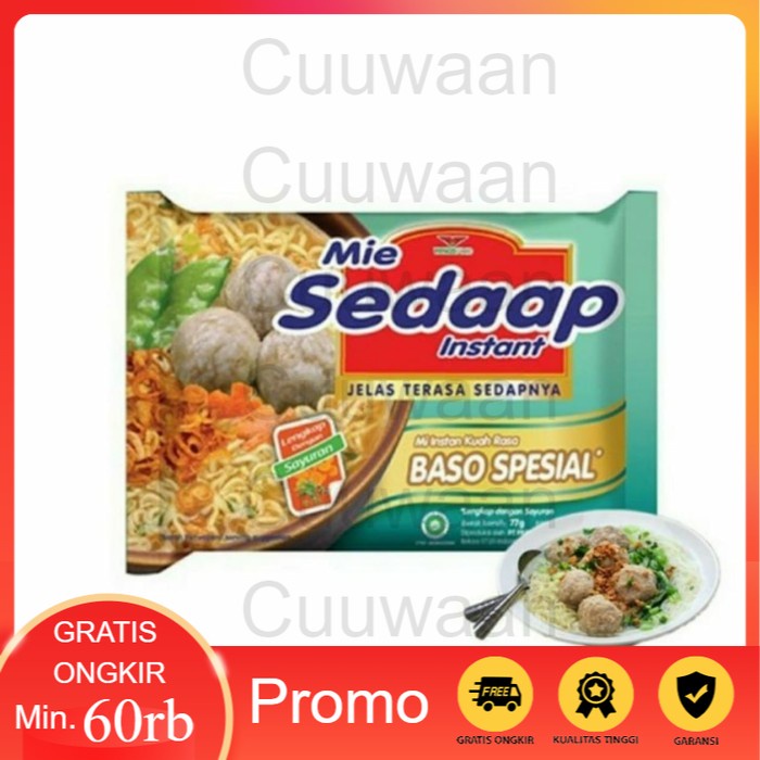 

MIE SEDAP BASO SPECIAL 77 GRAM