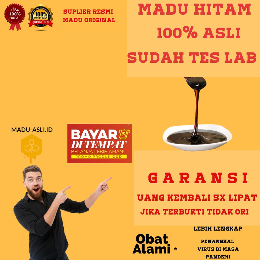 

Madu Hitam Asli Pohon Mahoni Asli Hitam Pahit 1000Gram